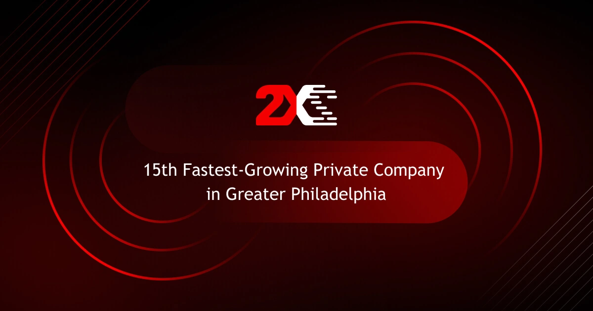 2X Named to the Philadelphia Business Journal’s Fast 50 List