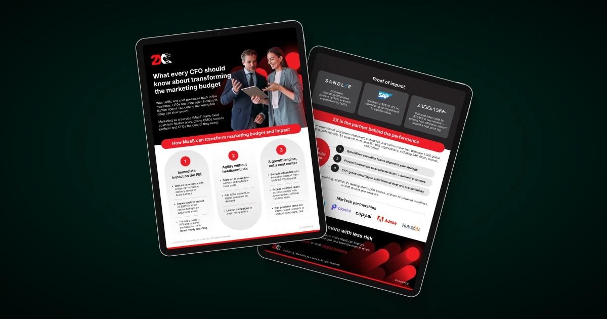 Turn marketing from a cost center into a scalable growth lever